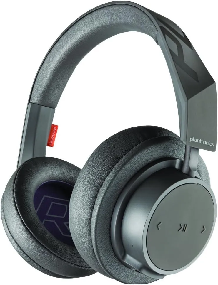 Plantronics BackBeat GO 600 Noise-Isolating Headphones, Over-The-Ear Bluetooth Headphones, Grey (211393-99)