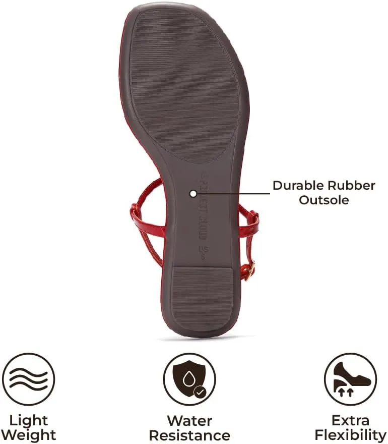 Project Cloud Thong Sandals for Women 2025 - Memory Foam and Lightweight Summer Essentials - Non Slip Flip Flops for Women Footwear with Back Strap Beach Flats Sandals (Celebration)