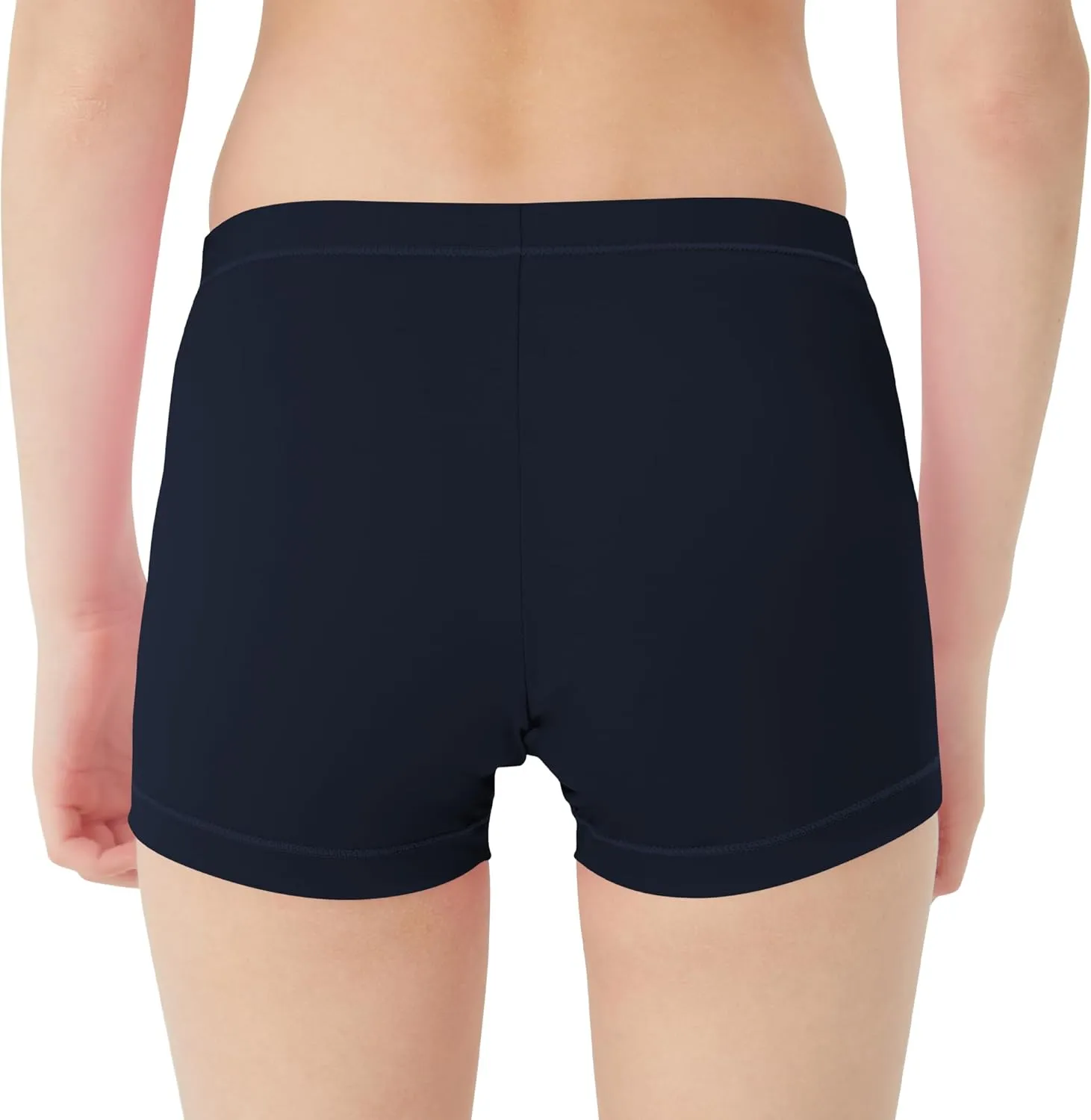 QBK 2T-14 Years Girls Swim Shorts Toddler Boyshort Swimsuit UPF 50  Quick Dry Rash Guard Swim Bottoms