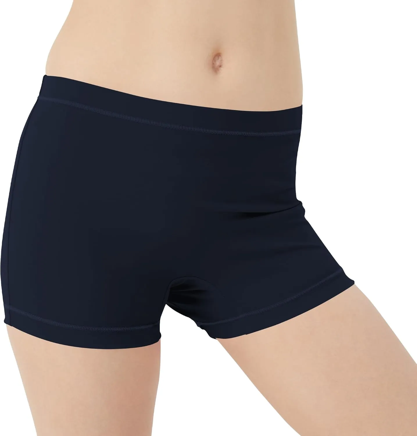 QBK 2T-14 Years Girls Swim Shorts Toddler Boyshort Swimsuit UPF 50  Quick Dry Rash Guard Swim Bottoms