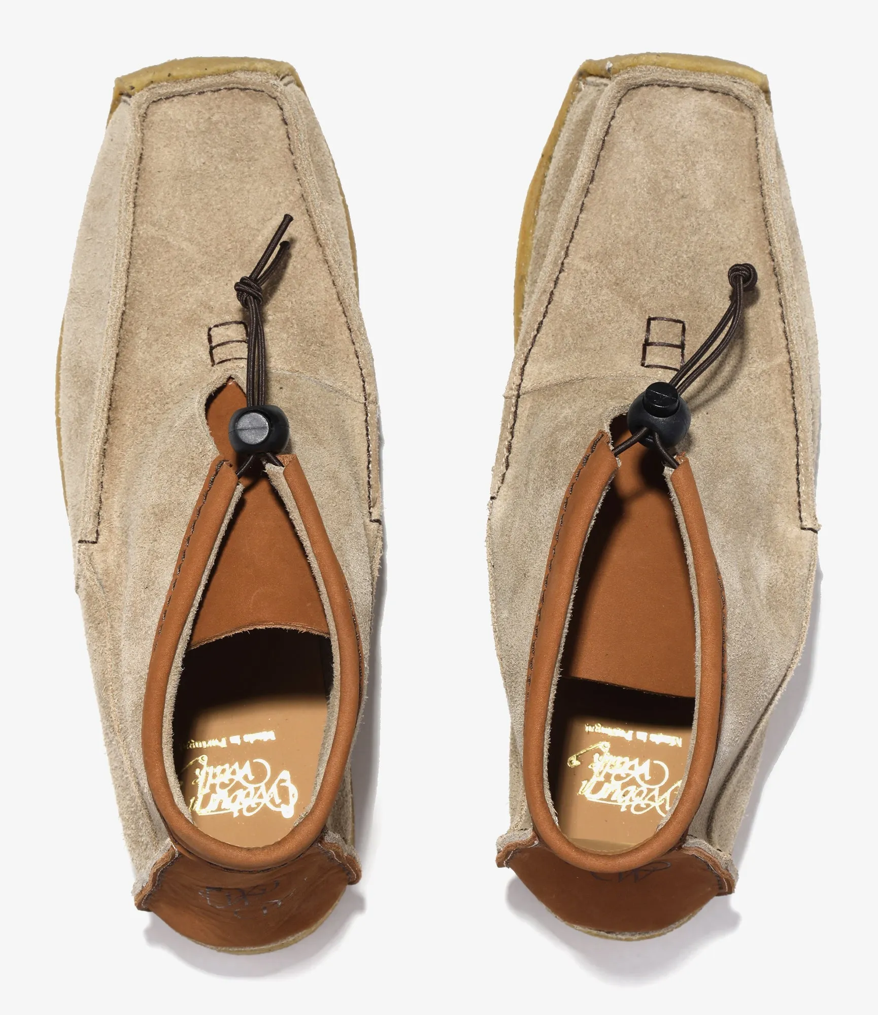 QR High Moccasin – Sand Suede
