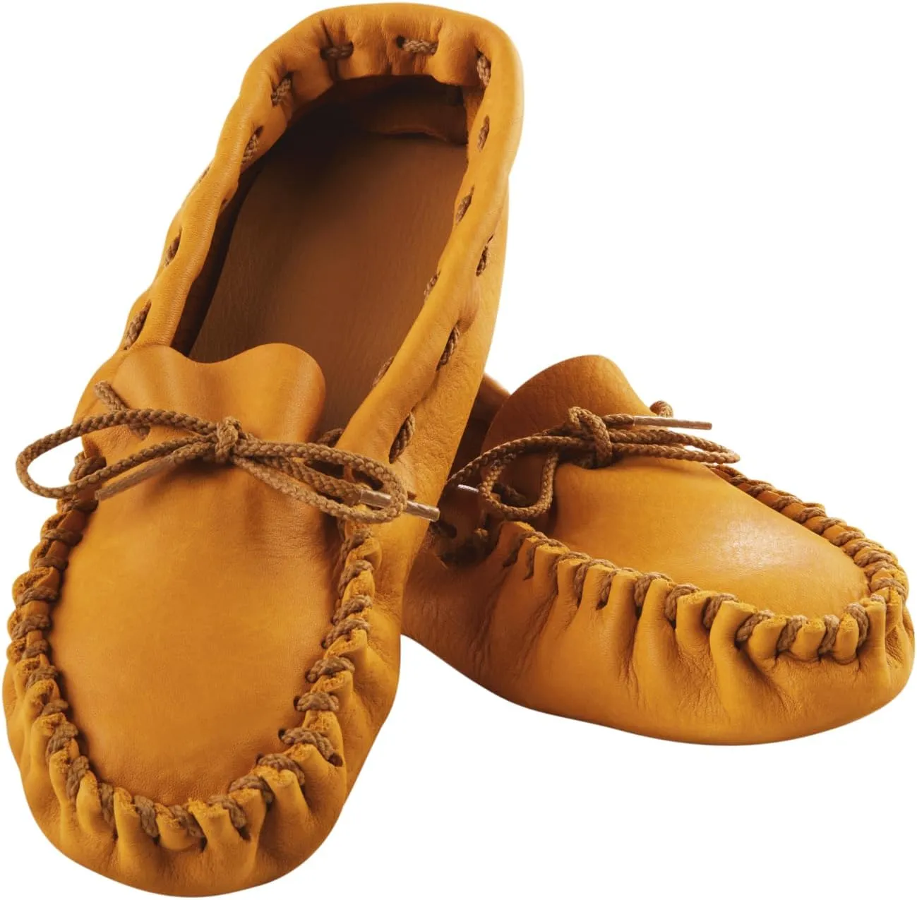 Realeather Adult Moccasin Leathercraft Kit, 10-11, Saddle Tan