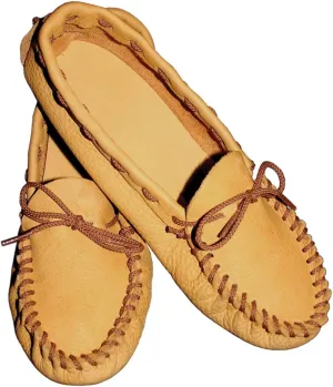 Realeather C4604-05 Adult Moccasin Leathercraft Kit, Size 12-13, Golden Tan, 1-Pair