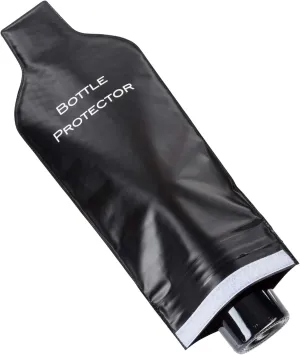 Reusable Wine Bottle Protector for Travel (4 Pack) - Wine Bags with Double Air Bubble Cushion Inner Skin and Leak Proof Exterior Ensures Safe Transportation in Luggage - Great Gift for Wine Lovers