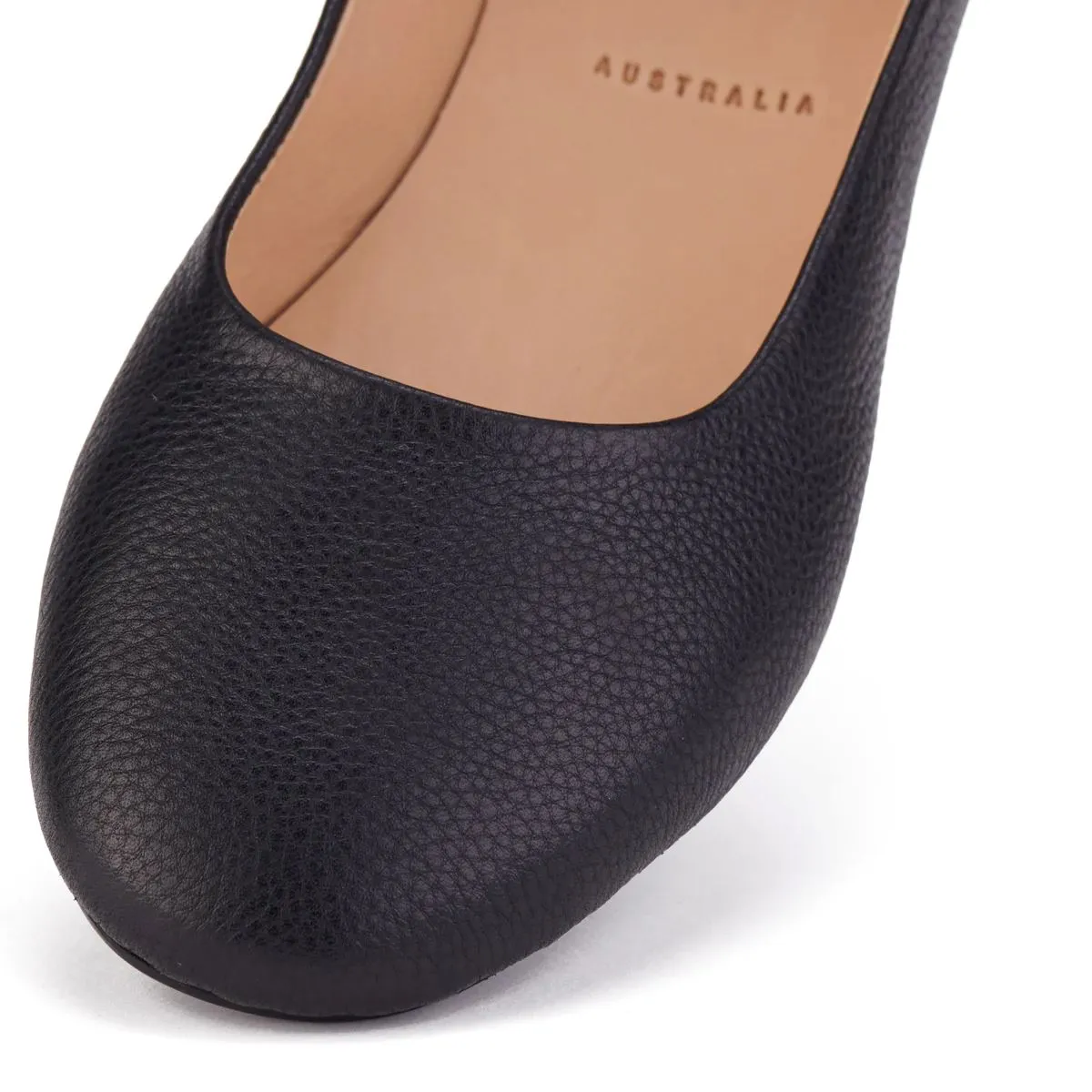 ROLLIE Ballet Flat - Black Tumble