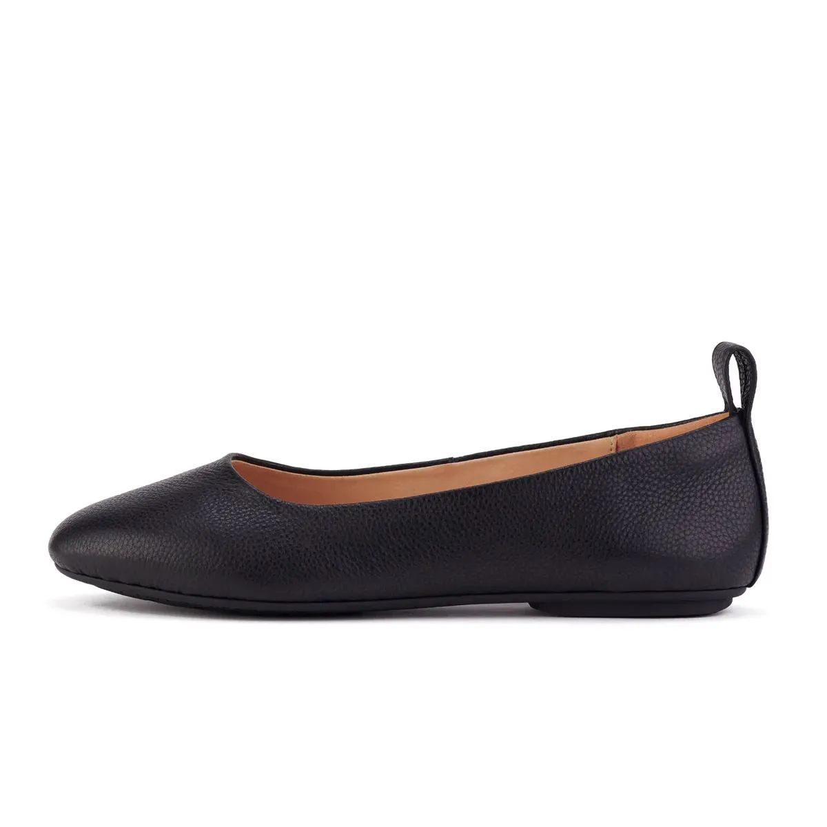 ROLLIE Ballet Flat - Black Tumble