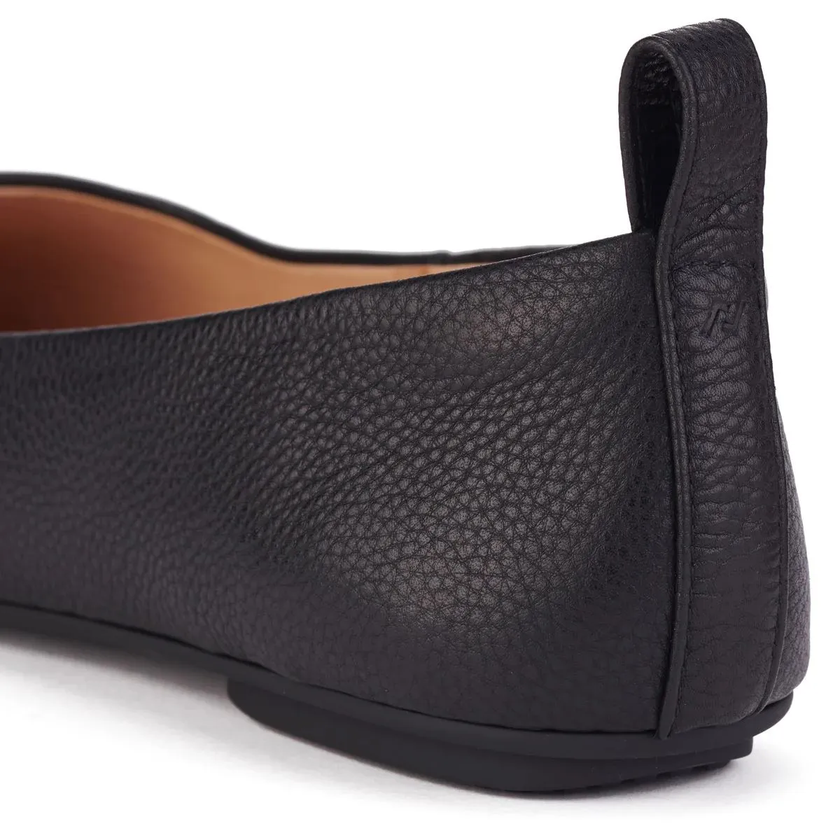 ROLLIE Ballet Flat - Black Tumble