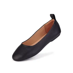 ROLLIE Ballet Flat - Black Tumble