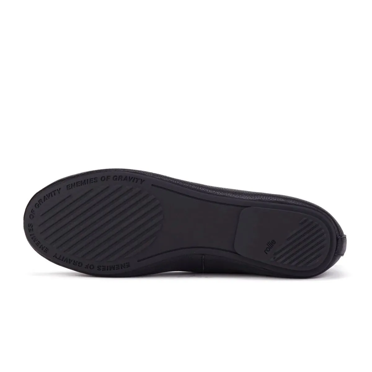 ROLLIE Ballet Flat - Black Tumble
