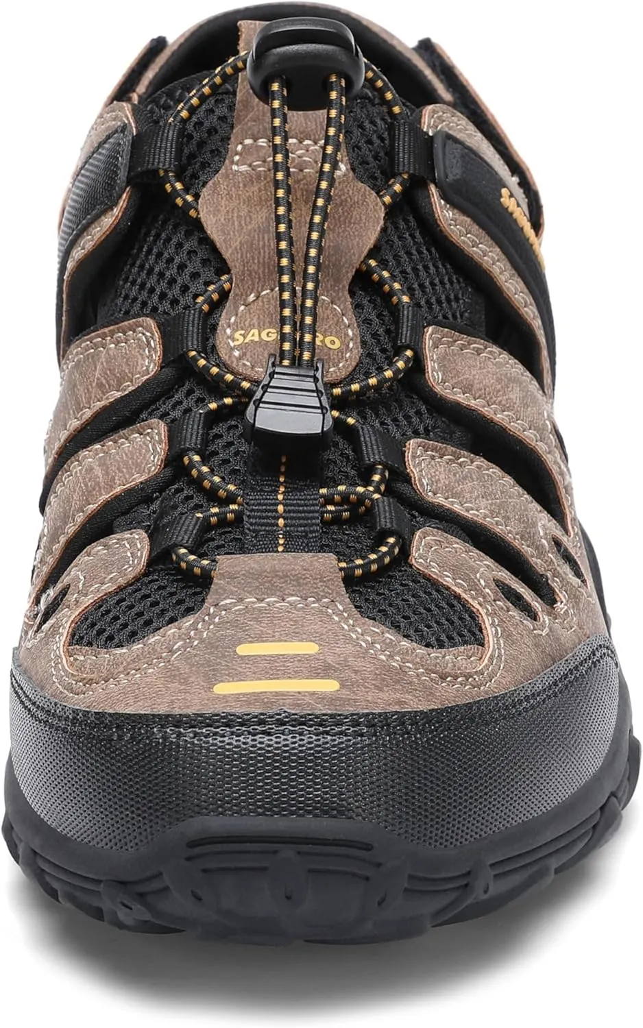 SAGUARO Men's Sport Sandals Adjustable Strap Closed Toe Outdoor Hiking Sandal Beach Water Shoes