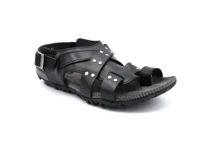 SANDAL 663002 BLACK Highly functional Highly rated