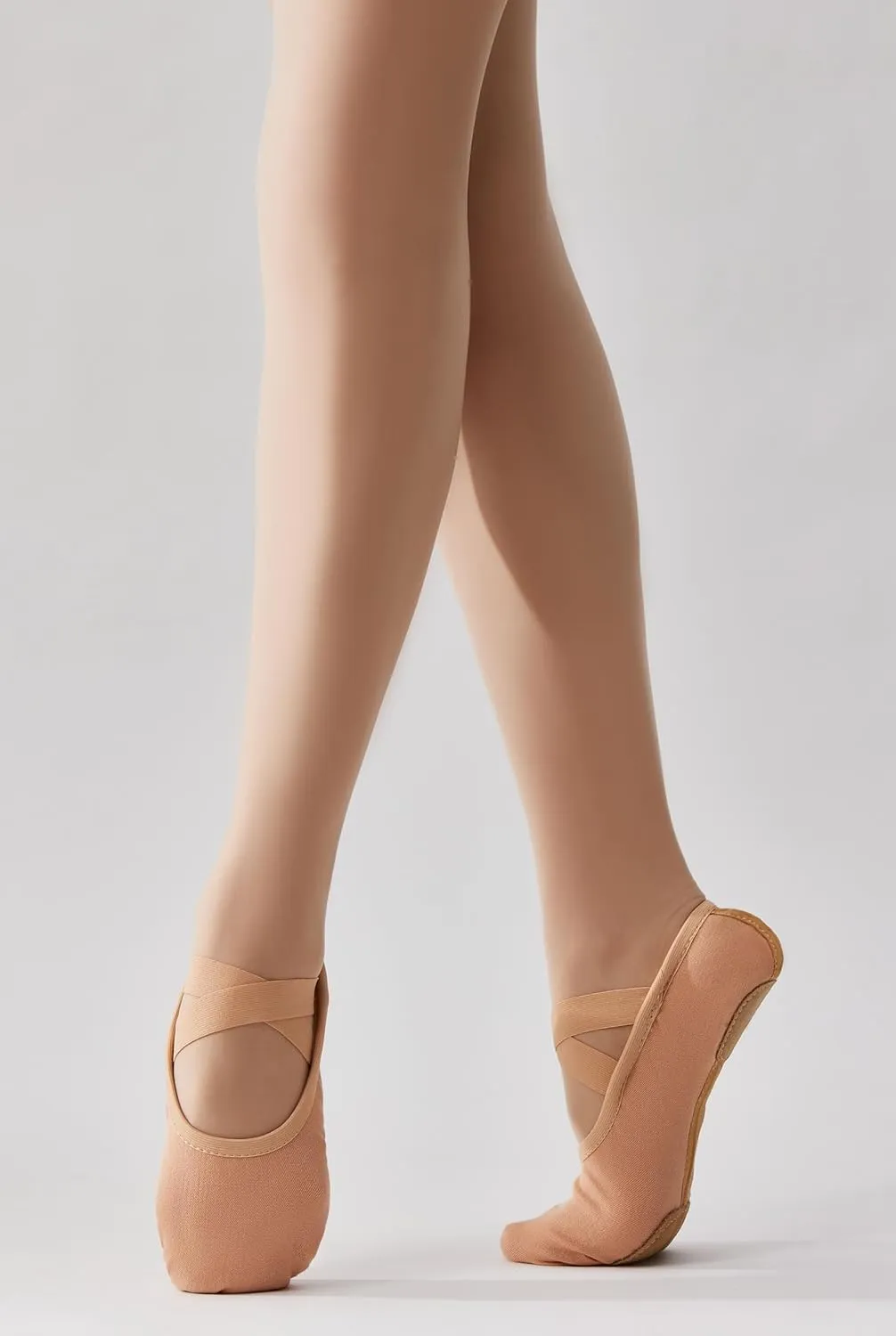 SANGEESON Women's Ballet Shoes Stretch Canvas Dance Slippers