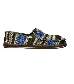 Sanuk Men's Yew Net Sidewalk Surfers (Blue)