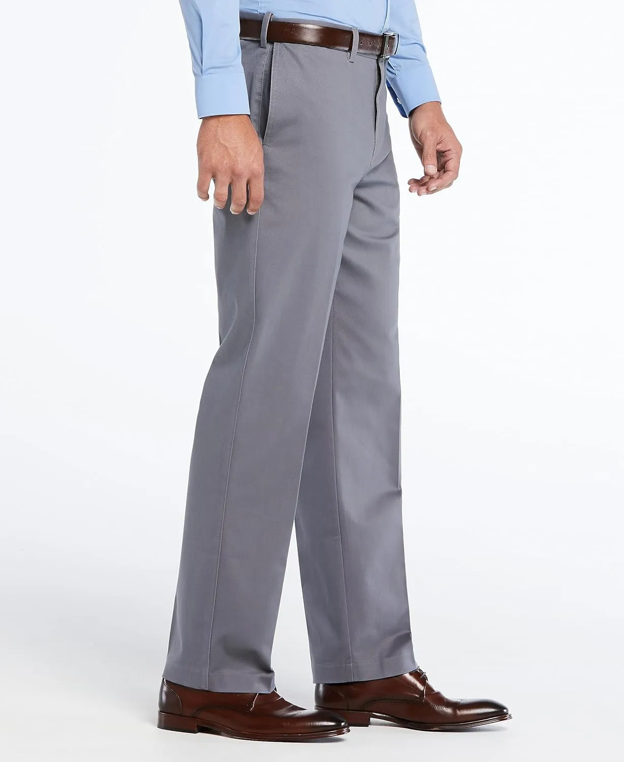 Savane Men's Ultimate Performance Stretch Chino Pants with Expandable Waist, Wrinkle Resistant (Available in Big & Tall)