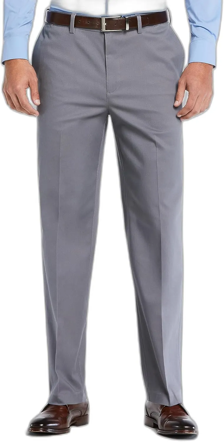 Savane Men's Ultimate Performance Stretch Chino Pants with Expandable Waist, Wrinkle Resistant (Available in Big & Tall)