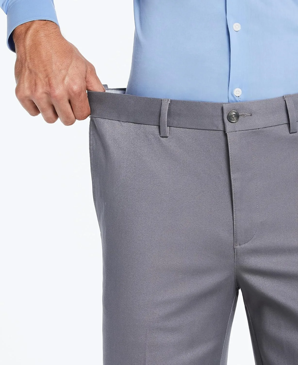 Savane Men's Ultimate Performance Stretch Chino Pants with Expandable Waist, Wrinkle Resistant (Available in Big & Tall)