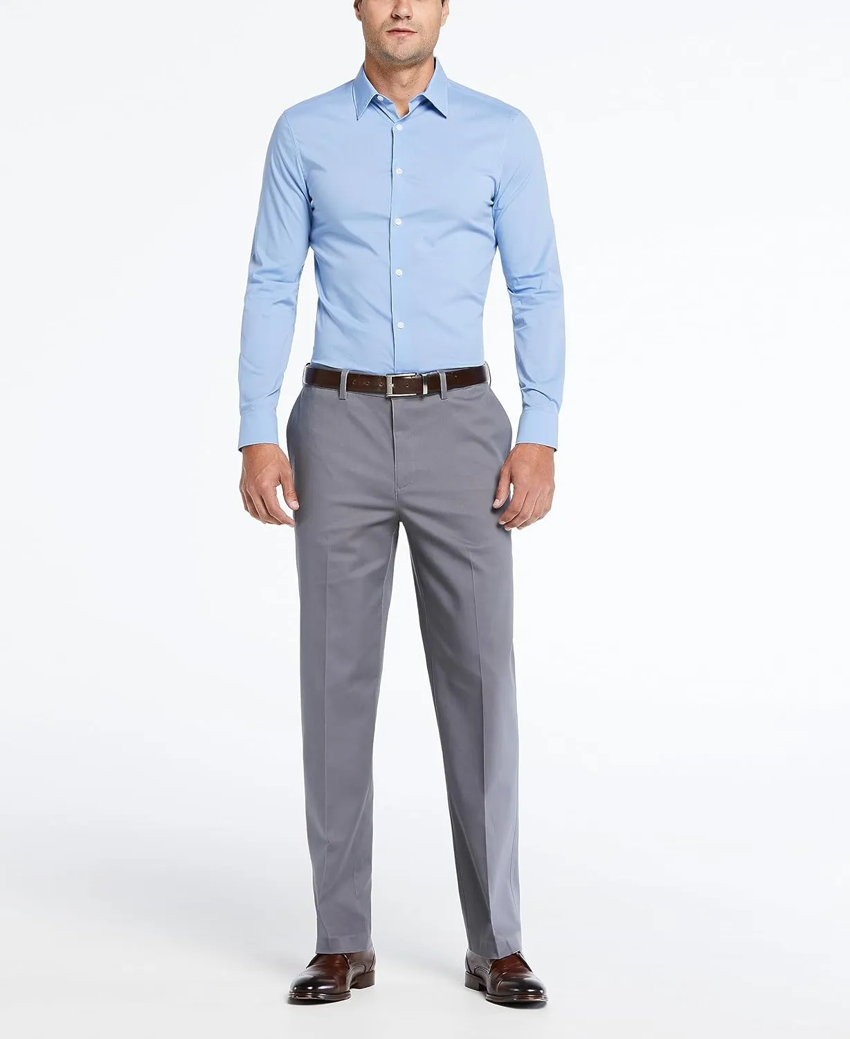 Savane Men's Ultimate Performance Stretch Chino Pants with Expandable Waist, Wrinkle Resistant (Available in Big & Tall)