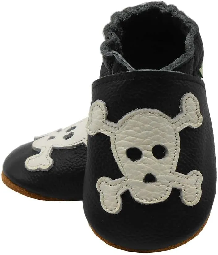 SAYOYO Baby Shoes Soft Leather Sole Infant Toddler Prewalker Shoes