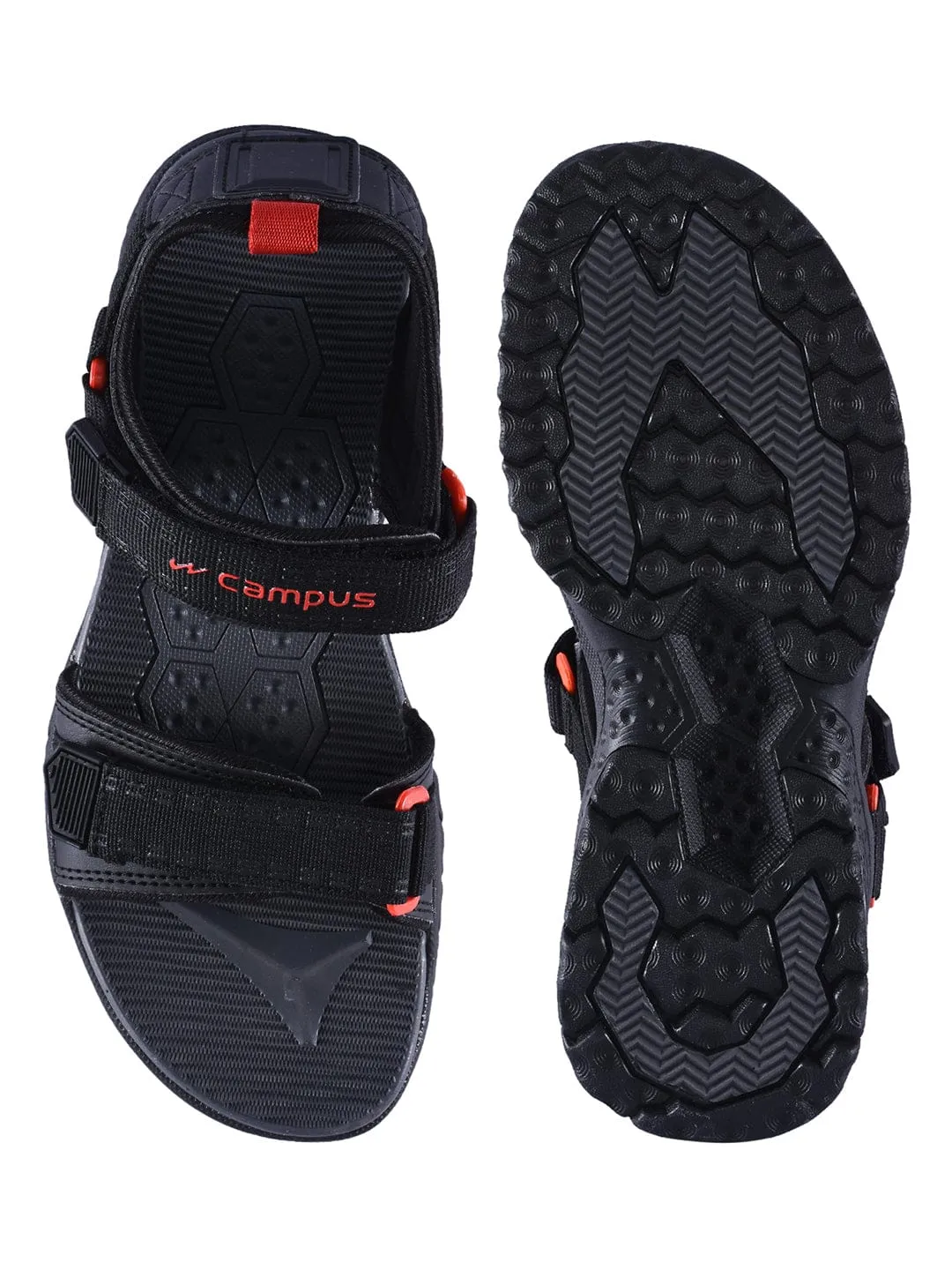 SD-PF016 Black Men's Sandals
