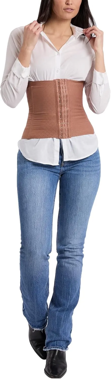 Skinnygirl Women's Seamless Shaping Tummy Control Corset Waist Trainer
