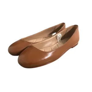 Stefy Brown Leather Ballet Flats