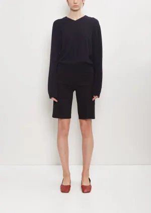 Stretch Cotton Bermuda Short