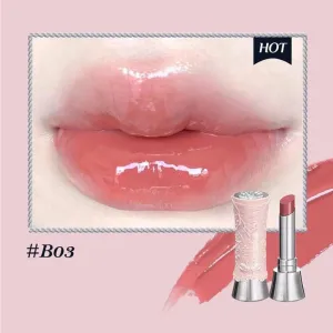 Swan Ballet Series Shine Lipstick Mirror Lip Gloss,Moisturizing Lip Oil Gloss, Non-sticky Transparent Lip Gloss (B03)