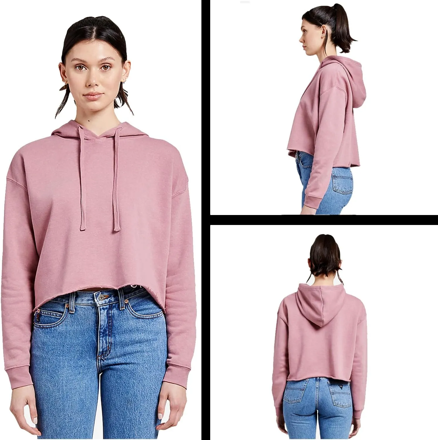 This Little Light of Mine Dumpster Fire Smile Face Cropped Fleece Hoodie, Soft & Cozy, Trendy Fit