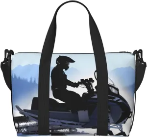 Travel Duffel Bags Personal Item Bag Carry on Luggage Bag Training Handbag Lightweight Waterproof Sports Gym Bag Snowmobile Weekender Bag for Women Men
