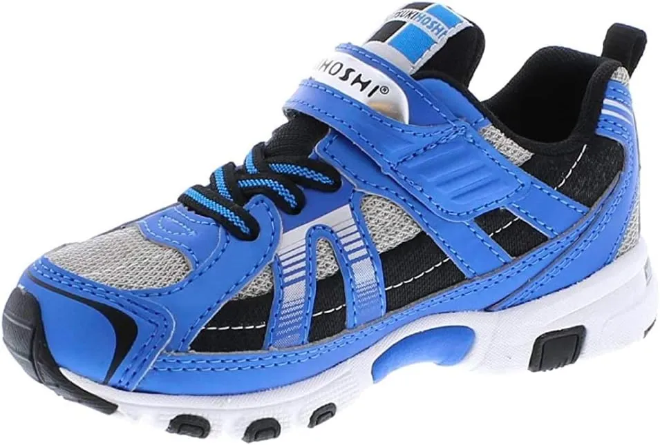 TSUKIHOSHI Storm Baby and Toddler Shoes - Strap-Closure Machine-Washable Baby Shoes with Wide Toe Box & Slip-Resistant, Non-Marking Outsoles