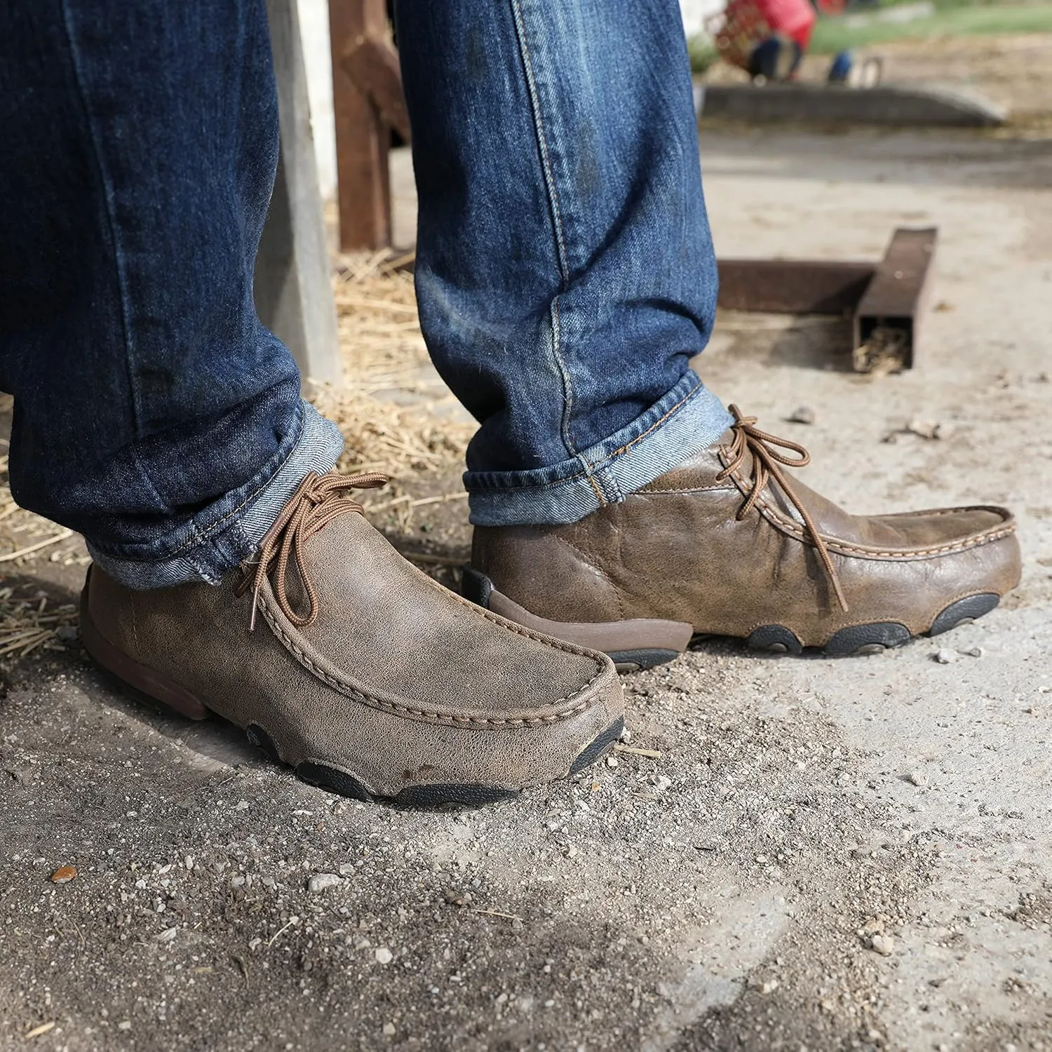 Twisted X Mens Original Chukka Driving Moccasin