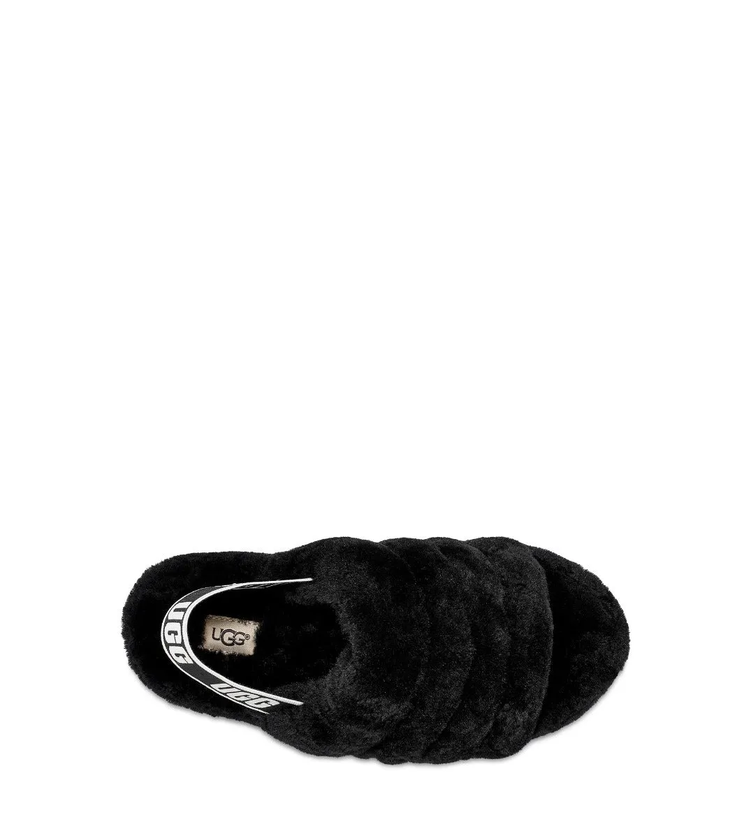 Ugg Black Fluff Yeah Slide Women's Shoes 1095119-BLK