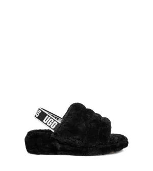 Ugg Black Fluff Yeah Slide Women's Shoes 1095119-BLK