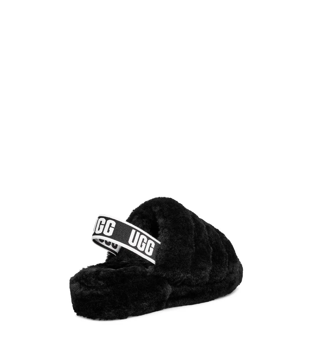 Ugg Black Fluff Yeah Slide Women's Shoes 1095119-BLK