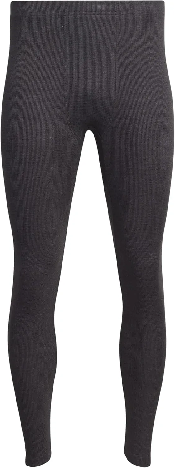 U.S. Polo Assn. Men's Thermal Underwear Set - Base Layer Long Sleeve Waffle T-Shirt and Long John Pants