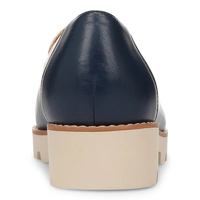 Vionic Kensley II Women's Loafer – Navy and Cream, Orthotic Comfort & Arch Support