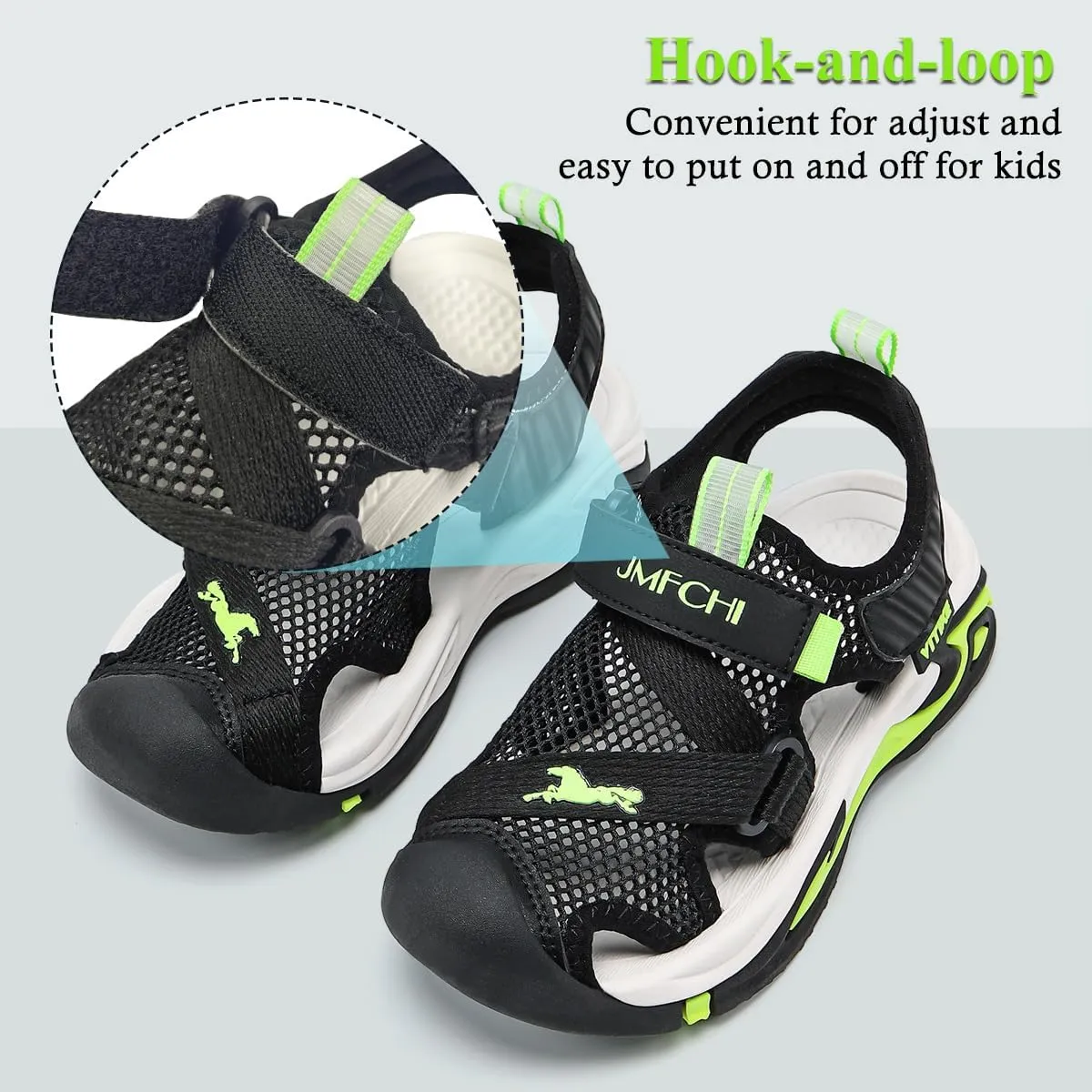VITUOFLY Kids Sandals Boys Outdoor Hiking Sports Sandal Girls Pool Beach Shoes Summer Water Shoe Sneakers