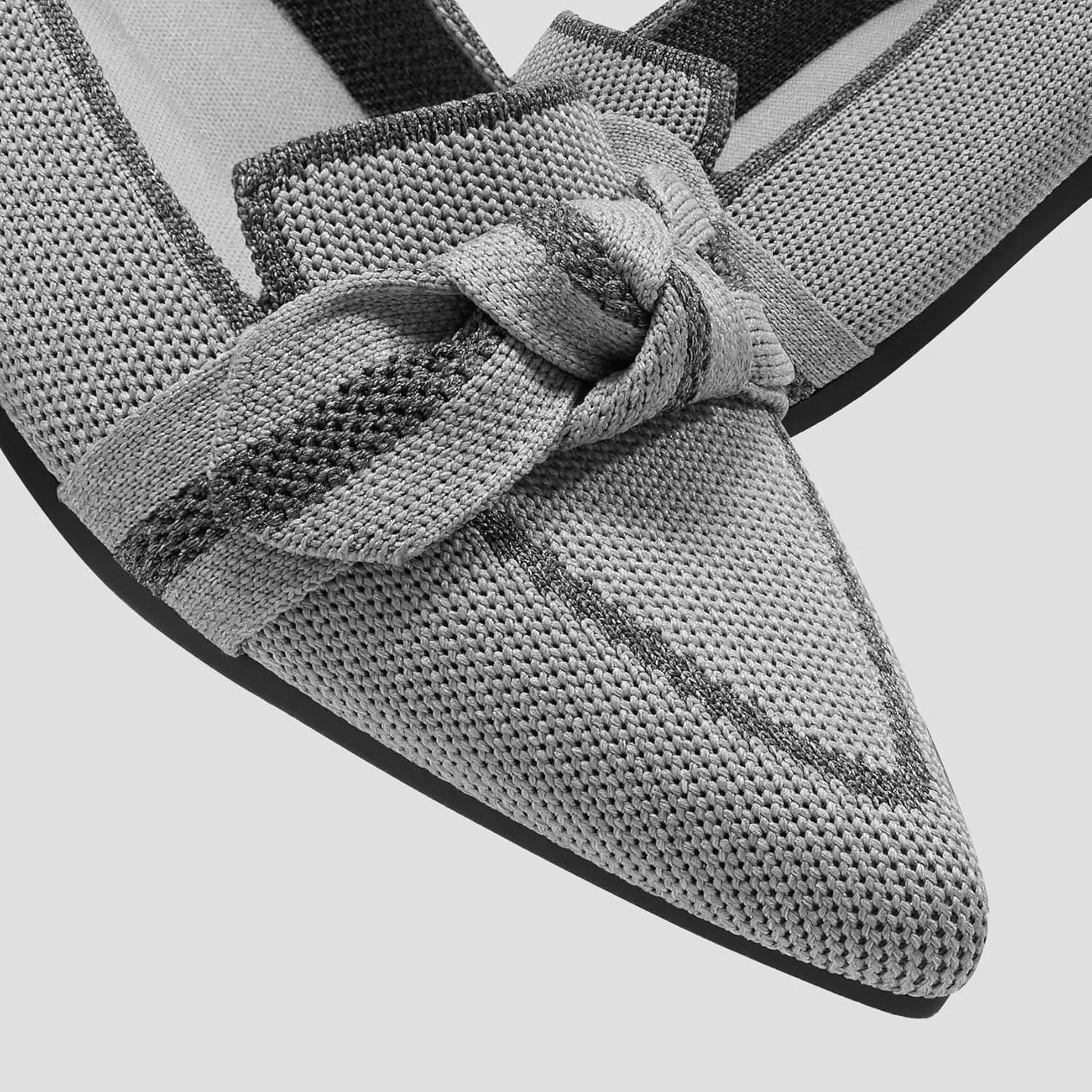 VIVAIA Michelle 2.0 Women's Casual Slip-on Loafer Flats with Elegant Pointed-Toe Silhouette lace-up Bow Shoes