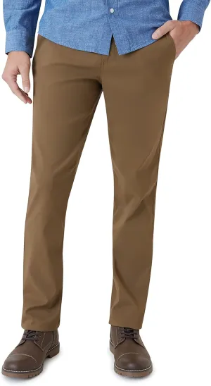 Weatherproof Vintage Men's Regular Fit Excursion Pants - Ultra Stretch Casual Flat Front Chino