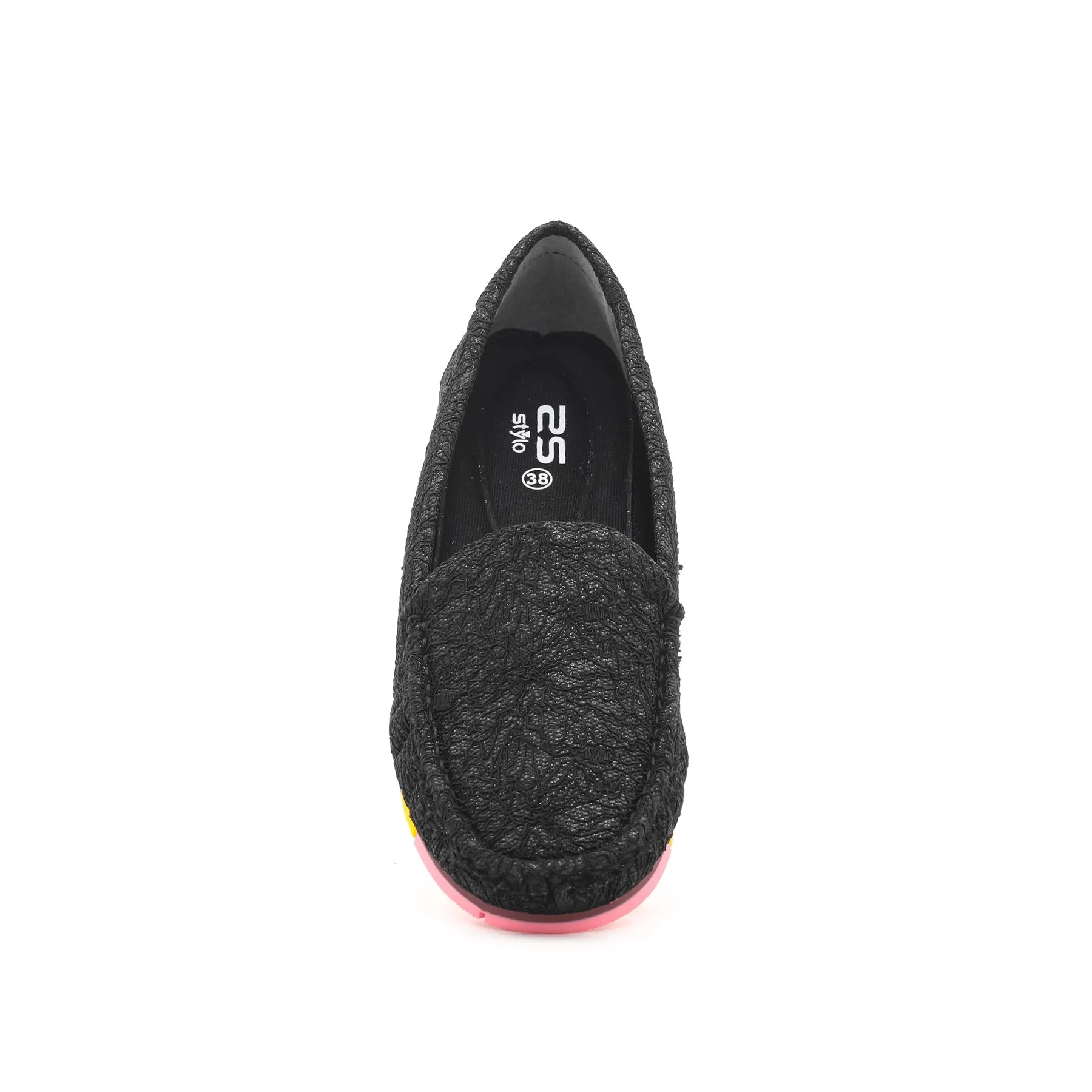 Women Black Moccasin WN4241