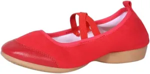 Women Low Heel Fashion Dance Shoes for Walking Yoga Ballet Exercise