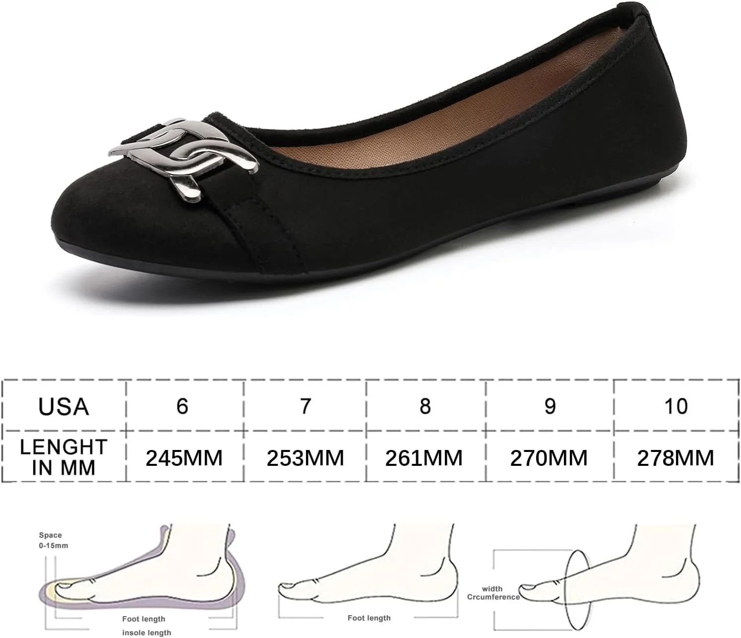 Women's Ballet Flats Dress Shoes for Women, Women Classic Round Toe Slip On Flat Walking Shoes, Women Casual Comfortable Soft Knit Black Leopard Flats Shoes