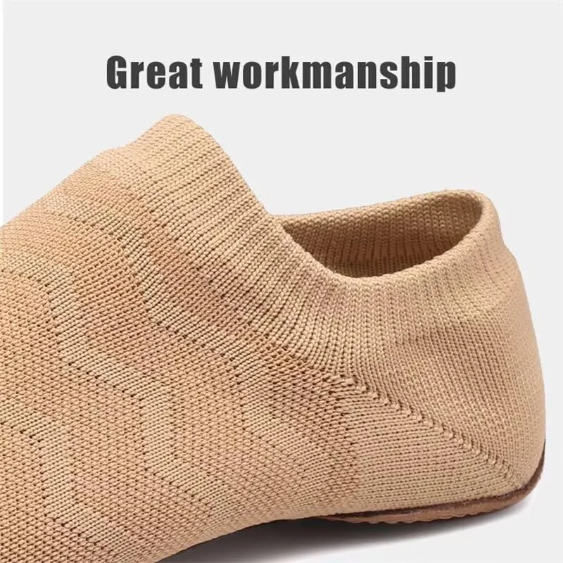 Women's Breathable Mesh Soft Dance Shoes for Yoga Ballet Exercise