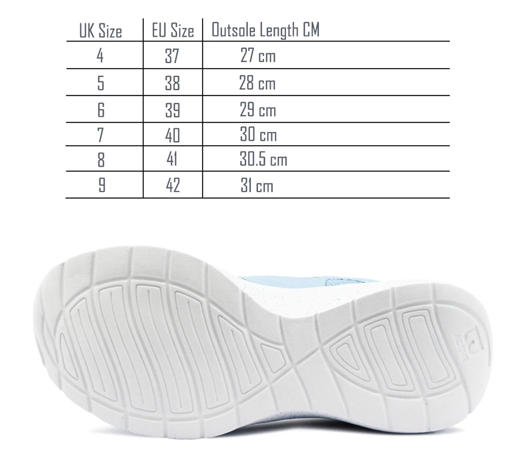 Womens Memory Foam Trainers Blue Grey Lace Up Lightweight Breathable Sneakers Fitness Running Fashion Trainers