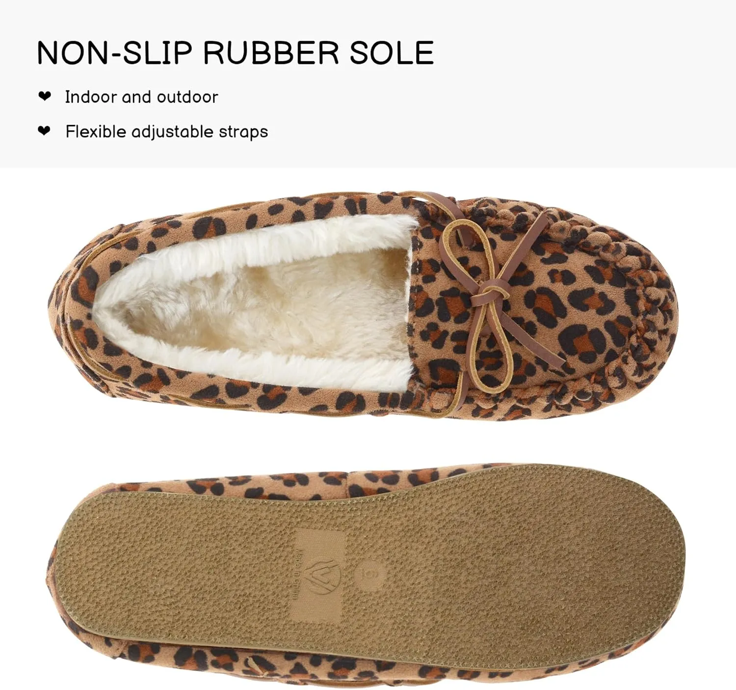 Womens Moccasin Slippers Micro Suede Cozy Indoor Outdoor House Shoes