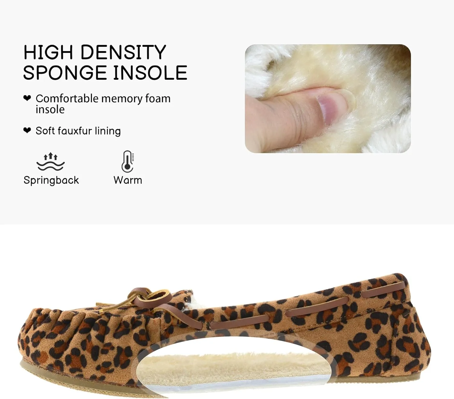 Womens Moccasin Slippers Micro Suede Cozy Indoor Outdoor House Shoes