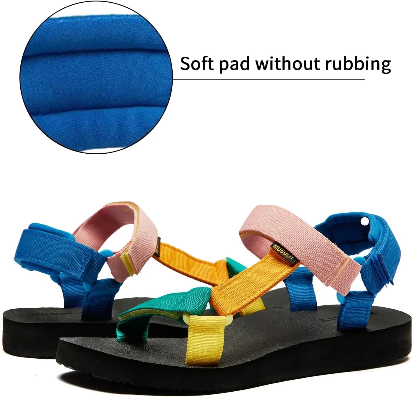 Women's Original Sandals Comfortable Quick-Drying Casual Sport Sandal Walking Hiking Water Sandals With Arch Support