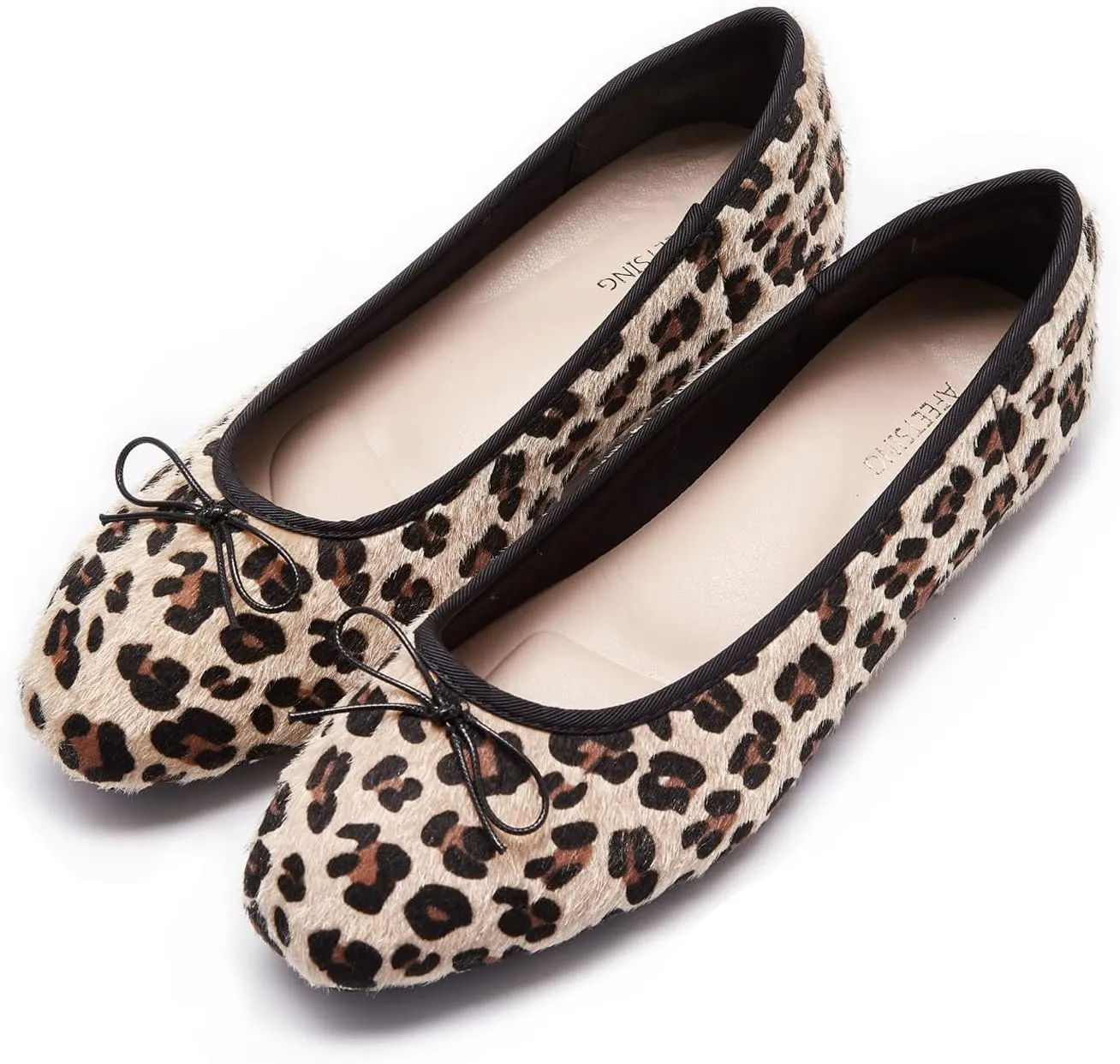 Women's Round Toe Ballet Flats Comfortable Bow Dressy Flats Shoes for Women