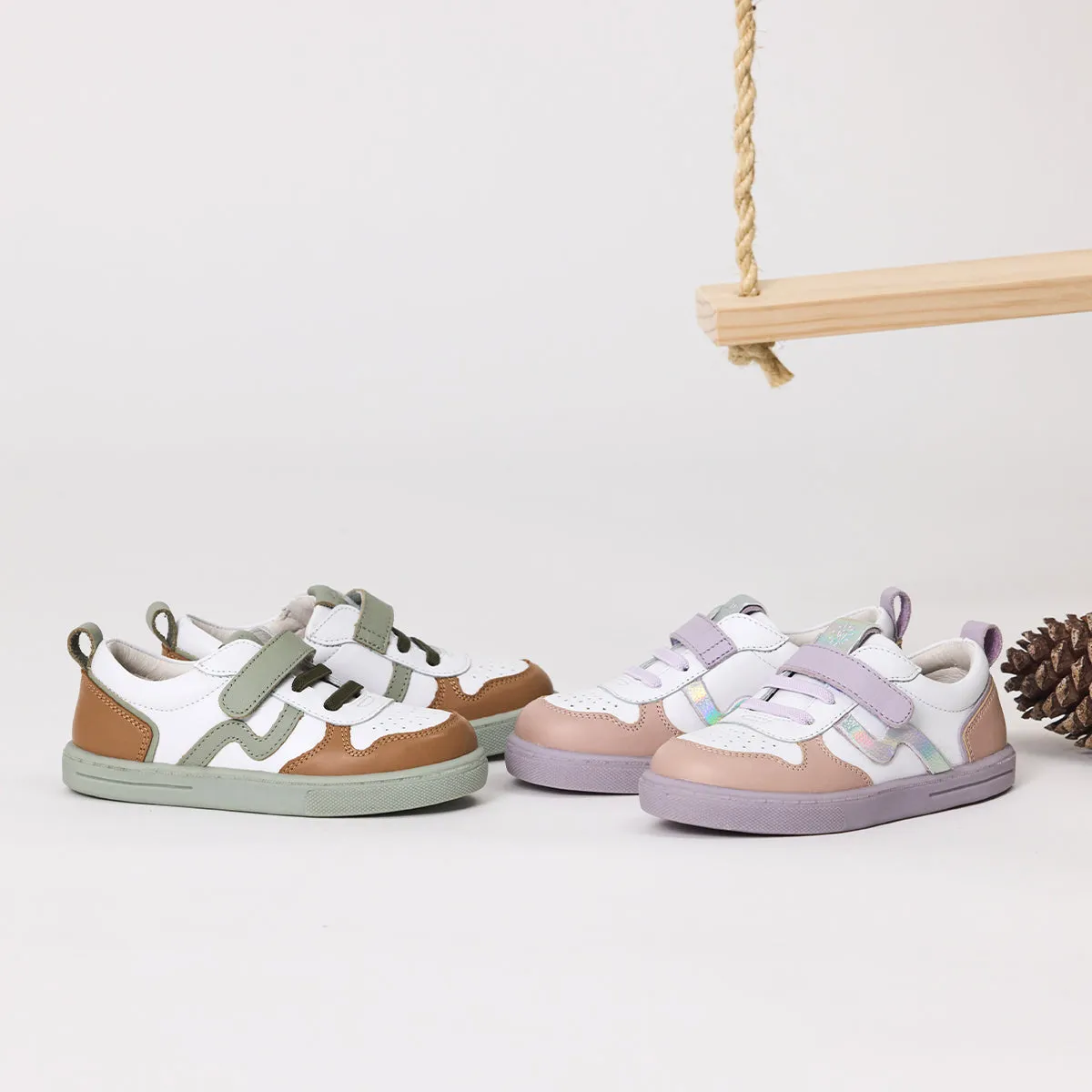 XO TRAINER Sage/Tan Combo