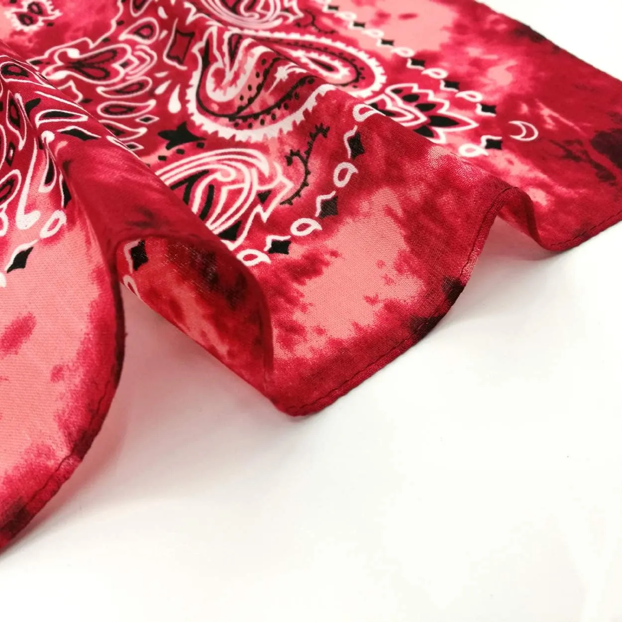 xsby 12 Piece Novelty Bandanas Paisley 100% Cotton Headwear